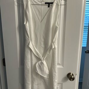 White House Black Market Ivory Midi Dress